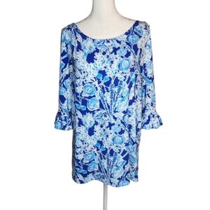 Lilly Pulitzer Waverly Ruffle Top in Pretty Peas Size Large